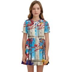 Lighthouse Kids  Sweet Collar Dress by artworkshop