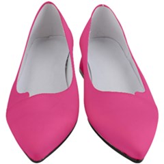 Brilliant Rose Pink	 - 	block Heels by ColorfulShoes