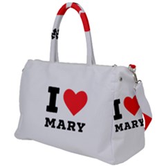 I Love Mary Duffel Travel Bag by ilovewhateva