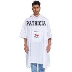 I Love Patricia Men s Hooded Rain Ponchos by ilovewhateva