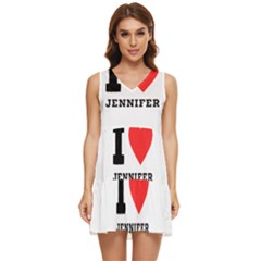 I Love Jennifer  Tiered Sleeveless Mini Dress by ilovewhateva