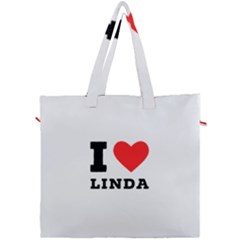 I Love Linda  Canvas Travel Bag by ilovewhateva