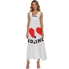 I Love Linda  V-neck Sleeveless Loose Fit Overalls by ilovewhateva