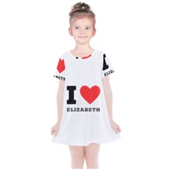 I Love Elizabeth  Kids  Simple Cotton Dress by ilovewhateva