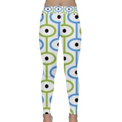 Geometric Pattern Eye Pattern Eyes Eye Print Classic Yoga Leggings by Ravend