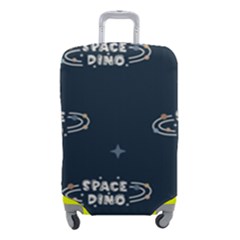 Space Dino Art Pattern Design Wallpaper Background Luggage Cover (small) by Ravend