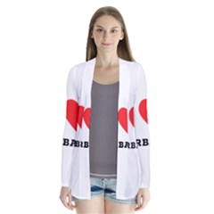 I Love Barbara Drape Collar Cardigan by ilovewhateva