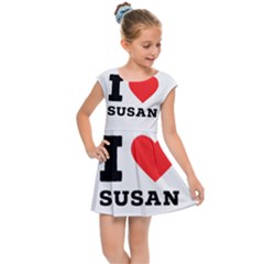 I Love Susan Kids  Cap Sleeve Dress by ilovewhateva