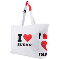 I Love Susan Simple Shoulder Bag by ilovewhateva