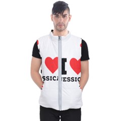 I Love Jessica Men s Puffer Vest by ilovewhateva