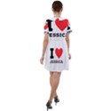 I love jessica Short Sleeve Shoulder Cut Out Dress  View2