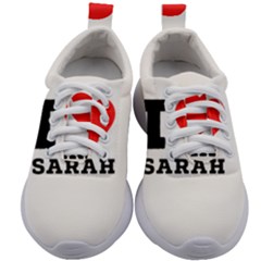 I Love Sarah Kids Athletic Shoes by ilovewhateva