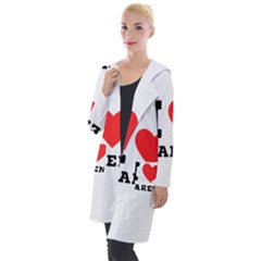 I Love Karen Hooded Pocket Cardigan by ilovewhateva