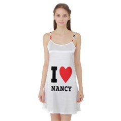 I Love Nancy Satin Night Slip by ilovewhateva