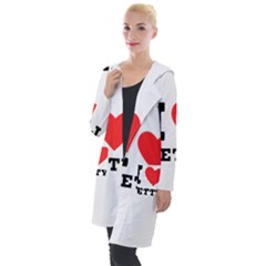 I Love Betty Hooded Pocket Cardigan by ilovewhateva