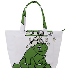 Frog With A Cowboy Hat Back Pocket Shoulder Bag  by Teevova