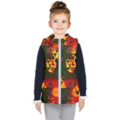 Counting Coup Kids  Hooded Puffer Vest by MRNStudios