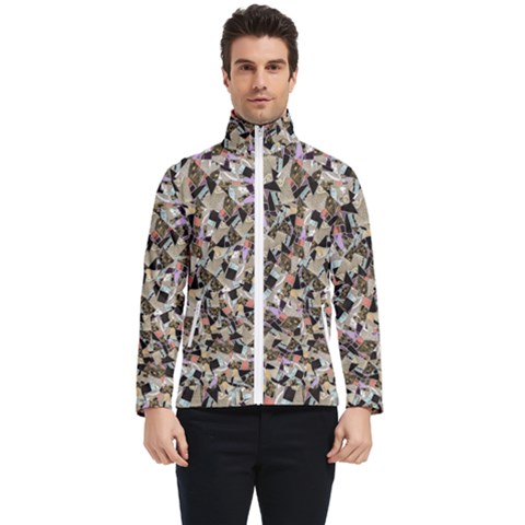 Mystic Geometry Abstract Print Men s Bomber Jacket by dflcprintsclothing