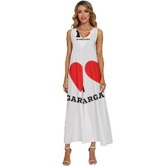 I Love Margaret V-neck Sleeveless Loose Fit Overalls by ilovewhateva