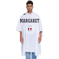 I Love Margaret Men s Hooded Rain Ponchos by ilovewhateva