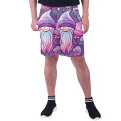 Foraging Mushroom Men s Pocket Shorts by GardenOfOphir