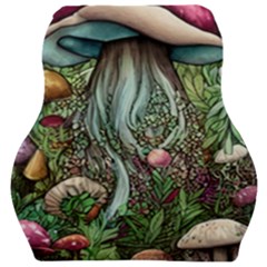 Craft Mushroom Car Seat Velour Cushion  by GardenOfOphir