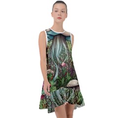 Craft Mushroom Frill Swing Dress by GardenOfOphir