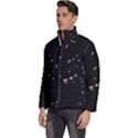 Abstract Rose Gold Glitter Background Men s Puffer Bubble Jacket Coat View2