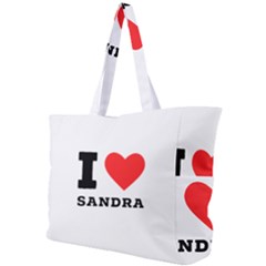 I Love Sandra Simple Shoulder Bag by ilovewhateva