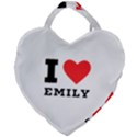 I love emily Giant Heart Shaped Tote View1