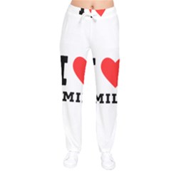 I Love Emily Women Velvet Drawstring Pants by ilovewhateva