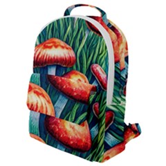 Enchanted Forest Mushroom Flap Pocket Backpack (small) by GardenOfOphir