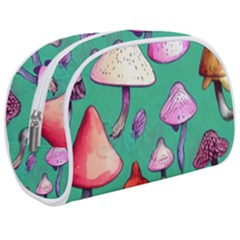 Goblin Mushroom Forest Boho Witchy Make Up Case (medium) by GardenOfOphir