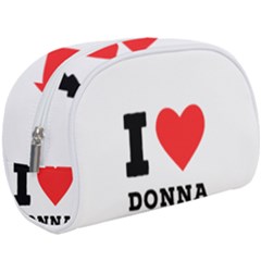 I Love Donna Make Up Case (large) by ilovewhateva