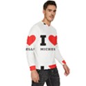 I love michelle Men s Fleece Sweatshirt View3