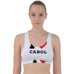 I Love Carol Back Weave Sports Bra by ilovewhateva