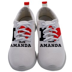 I Love Amanda Mens Athletic Shoes by ilovewhateva