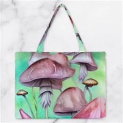 Historical Mushroom Forest Zipper Medium Tote Bag by GardenOfOphir