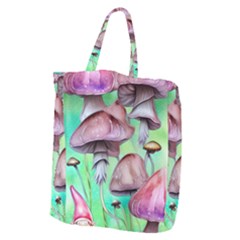 Historical Mushroom Forest Giant Grocery Tote by GardenOfOphir