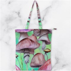 Historical Mushroom Forest Double Zip Up Tote Bag by GardenOfOphir