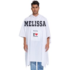 I Love Melissa Men s Hooded Rain Ponchos by ilovewhateva