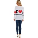 I love melissa Long Sleeve Crew Neck Pullover Top View4