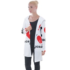 I Love Deborah Longline Hooded Cardigan by ilovewhateva