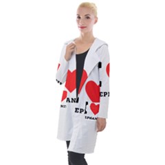 I Love Stephanie Hooded Pocket Cardigan by ilovewhateva