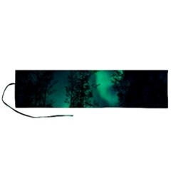 Aurora Northern Lights Celestial Magical Astronomy Roll Up Canvas Pencil Holder (l) by Jancukart