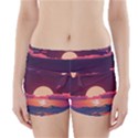 Sunset Ocean Beach Water Tropical Island Vacation 5 Boyleg Bikini Wrap Bottoms View1