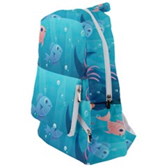 Ai Generated Ocean Sea Fish Aquatic Water Nature 4 Travelers  Backpack by Pakemis