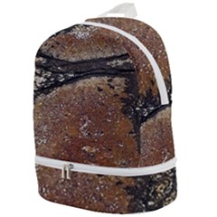 Rustic Charm Abstract Print Zip Bottom Backpack by dflcprintsclothing