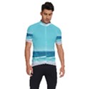 Ai Generated Ocean Waves Sea Water Anime Men s Short Sleeve Cycling Jersey View3