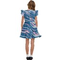 Modern Fluid Art Kids  Winged Sleeve Dress View4